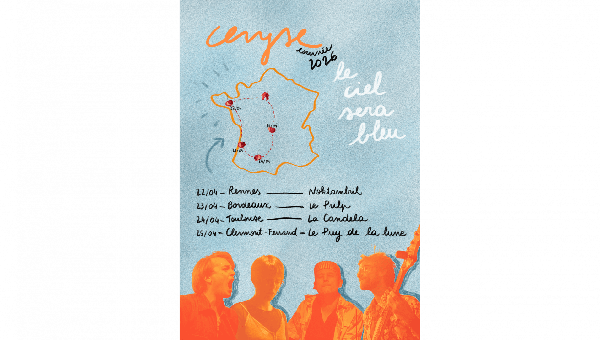 Ceryse (Baptiste CERISIER, promo 2019) en tournée !
