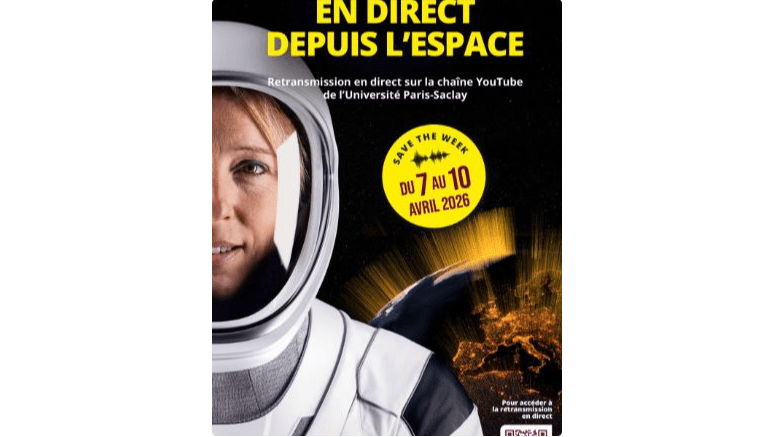 Le 9 avril, L'Université Paris-Saclay et le CNES en direct avec la Station Spatiale Internationale (ISS) !